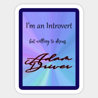 Introvert Sticker